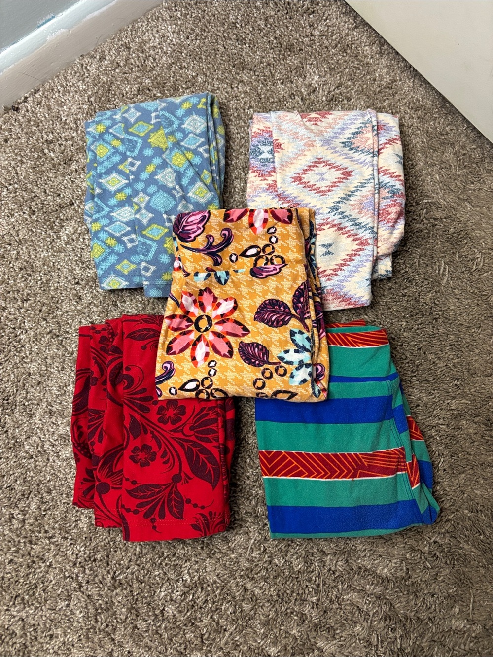 5 Pairs of LuLaRoe Kids Leggings